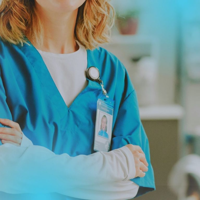 White Blue Modern Elder Care Instagram Post